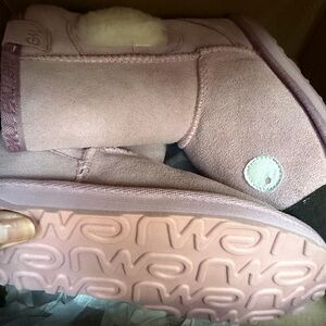 Emu Australia Light Pink Suede Boots